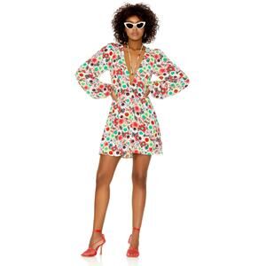 AFRM x Revolve Collab Caprice Mini Dress Color Summer Daisy Size XXS NWOT